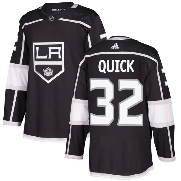 Kinder Los Angeles Kings Eishockey Trikot Jonathan Quick #32 Schwarz Authentic